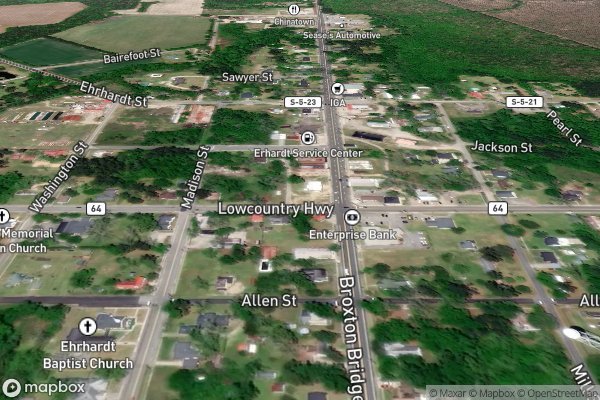 carpet repair and patching in Ehrhardt SC 29081 - Aerial View