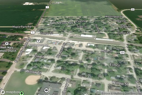 carpet repair and patching in Maple Park IL 60151 - Aerial View