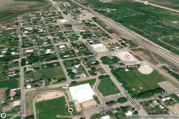 carpet repair and patching in Mccammon ID 83250 - Aerial View