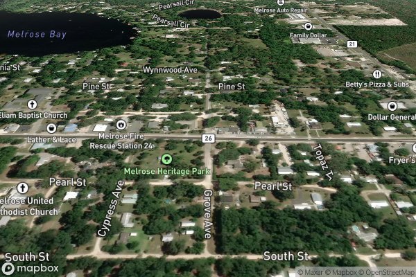 carpet repair and patching in Melrose FL 32666 - Aerial View