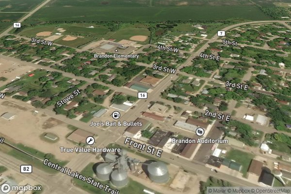 carpet repair and patching in Brandon MN 56315 - Aerial View