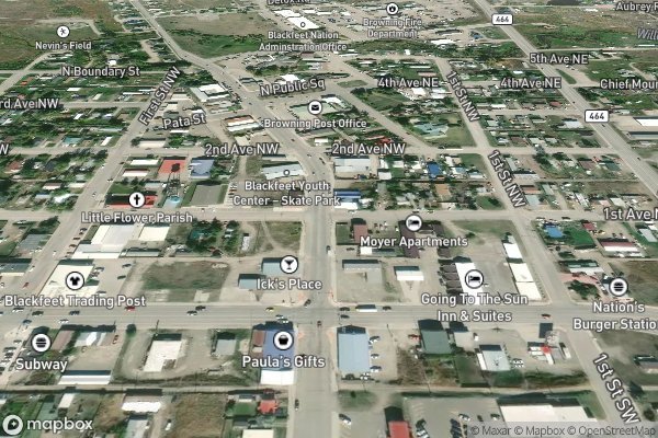 carpet repair and patching in Browning MT 59417 - Aerial View