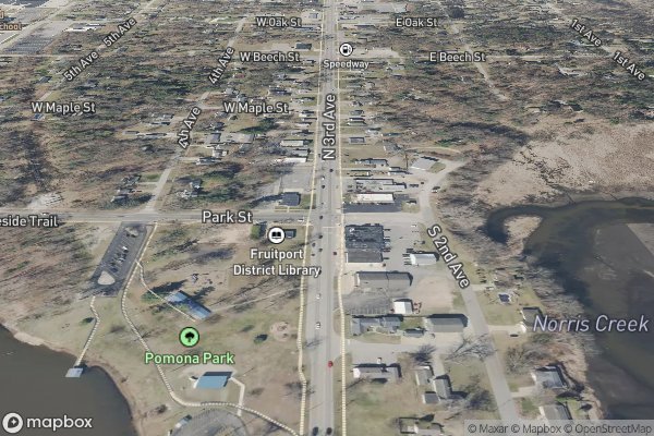 carpet repair and patching in Fruitport MI 49415 - Aerial View