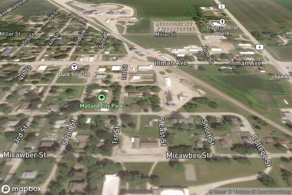 carpet repair and patching in Mallard IA 50562 - Aerial View