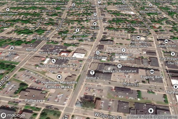 carpet repair and patching in Marquette MI 49855 - Aerial View