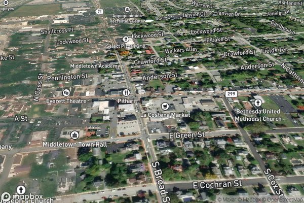 carpet repair and patching in Middletown DE 19709 - Aerial View