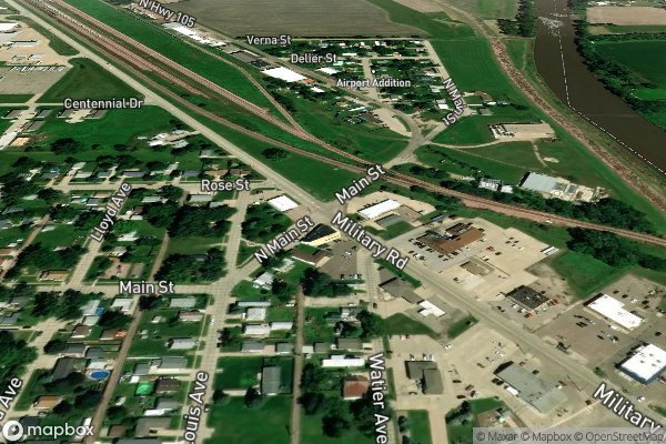 carpet repair and patching in North Sioux City SD 57049 - Aerial View