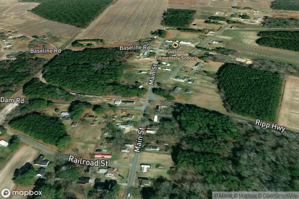 carpet repair and patching in Pinetown NC 27865 - Aerial View