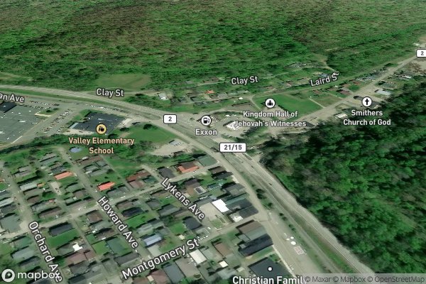 carpet repair and patching in Smithers WV 25186 - Aerial View