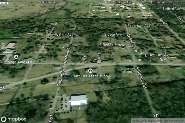 carpet repair and patching in Taft OK 74463 - Aerial View