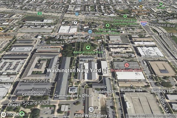 carpet repair and patching in Washington Navy Yard DC 20388 - Aerial View